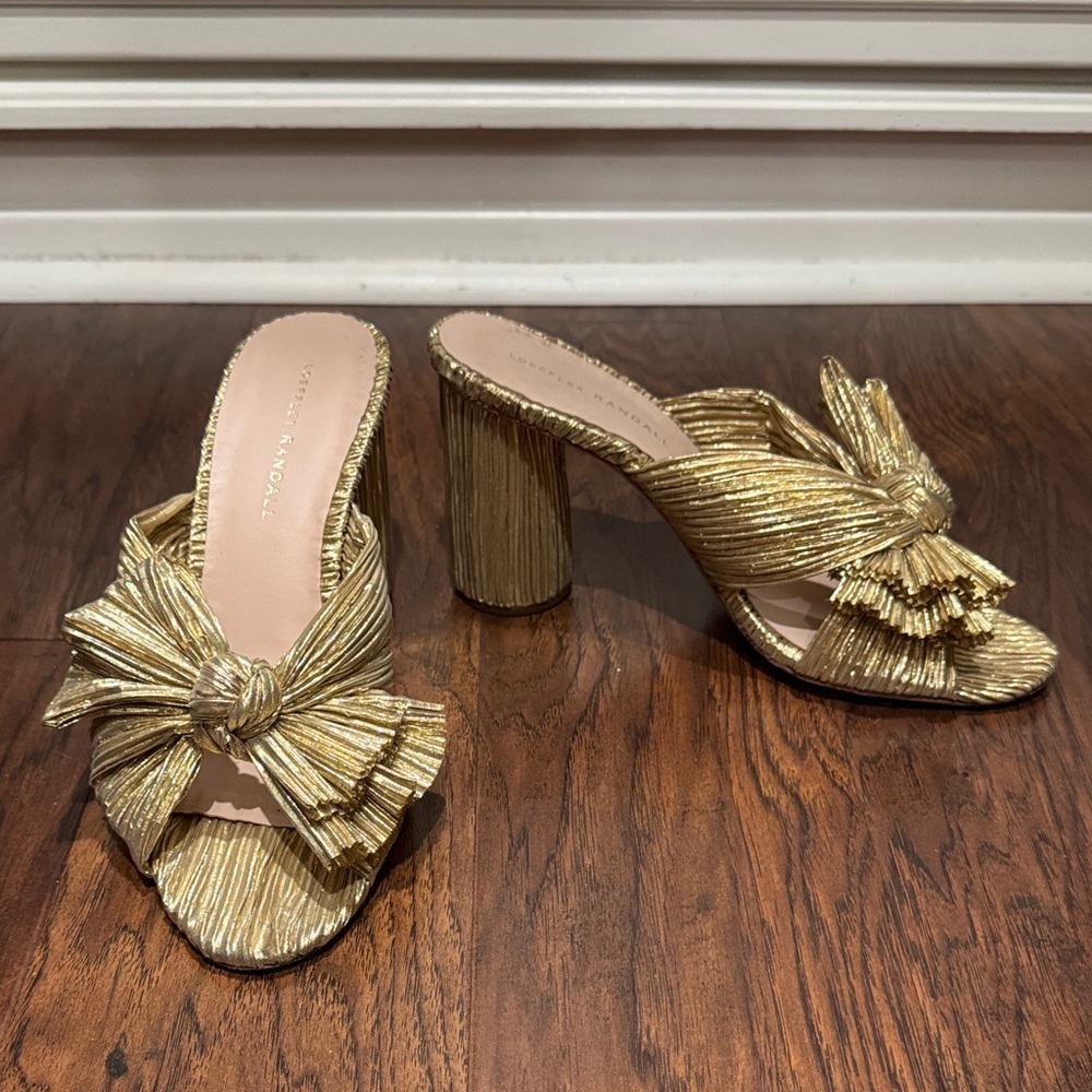Loeffler Randall Gold Heels